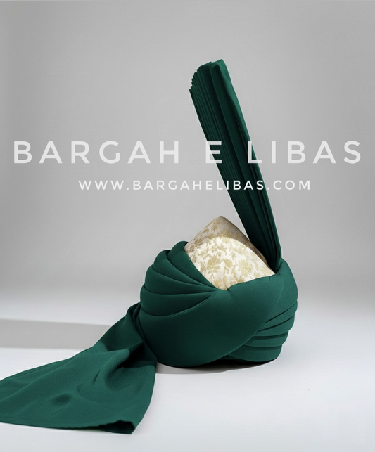 Green Shahi Taaj Pagdi