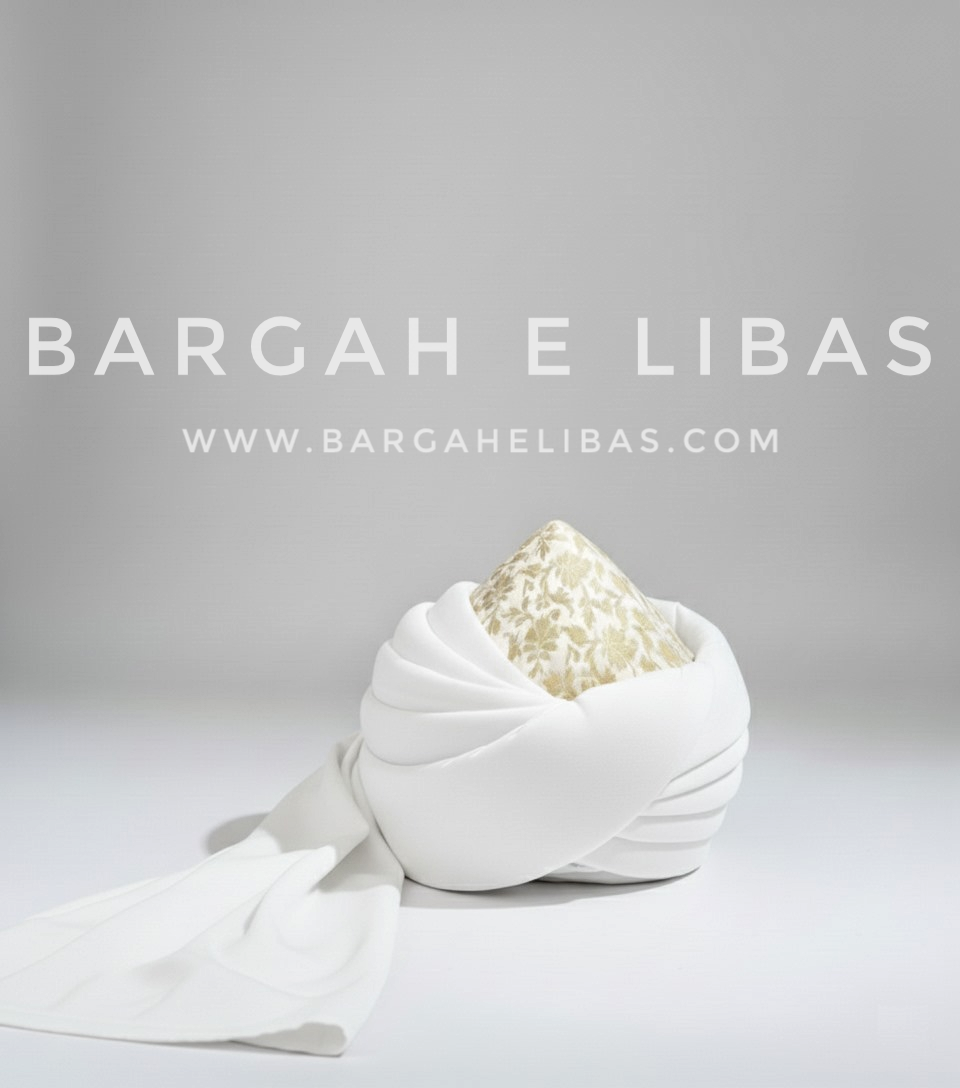 White Shahi Classic Pagdi