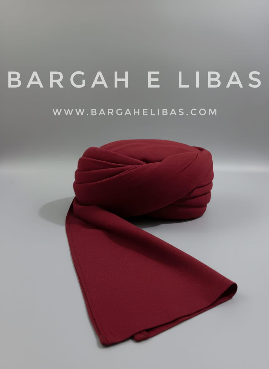 Maroon Sunnah Classic Imamah