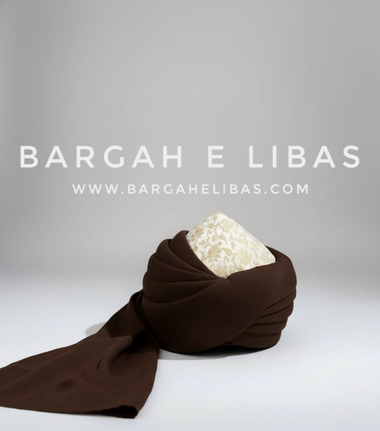 Brown Shahi Classic Pagdi